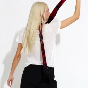 LIVIA SCARF - Red flower
