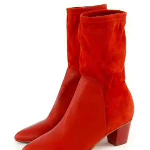 NILA VACHETTA/SUEDE BOOTS - Röd