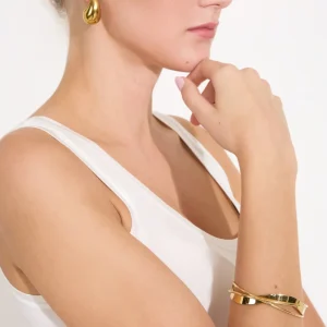 ARMBAND GREENLADIES.SE - Mässingguld / Svart