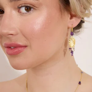 CROWN CHAKRA SINGLE EARRING ÖRHÄNGEN - Guld