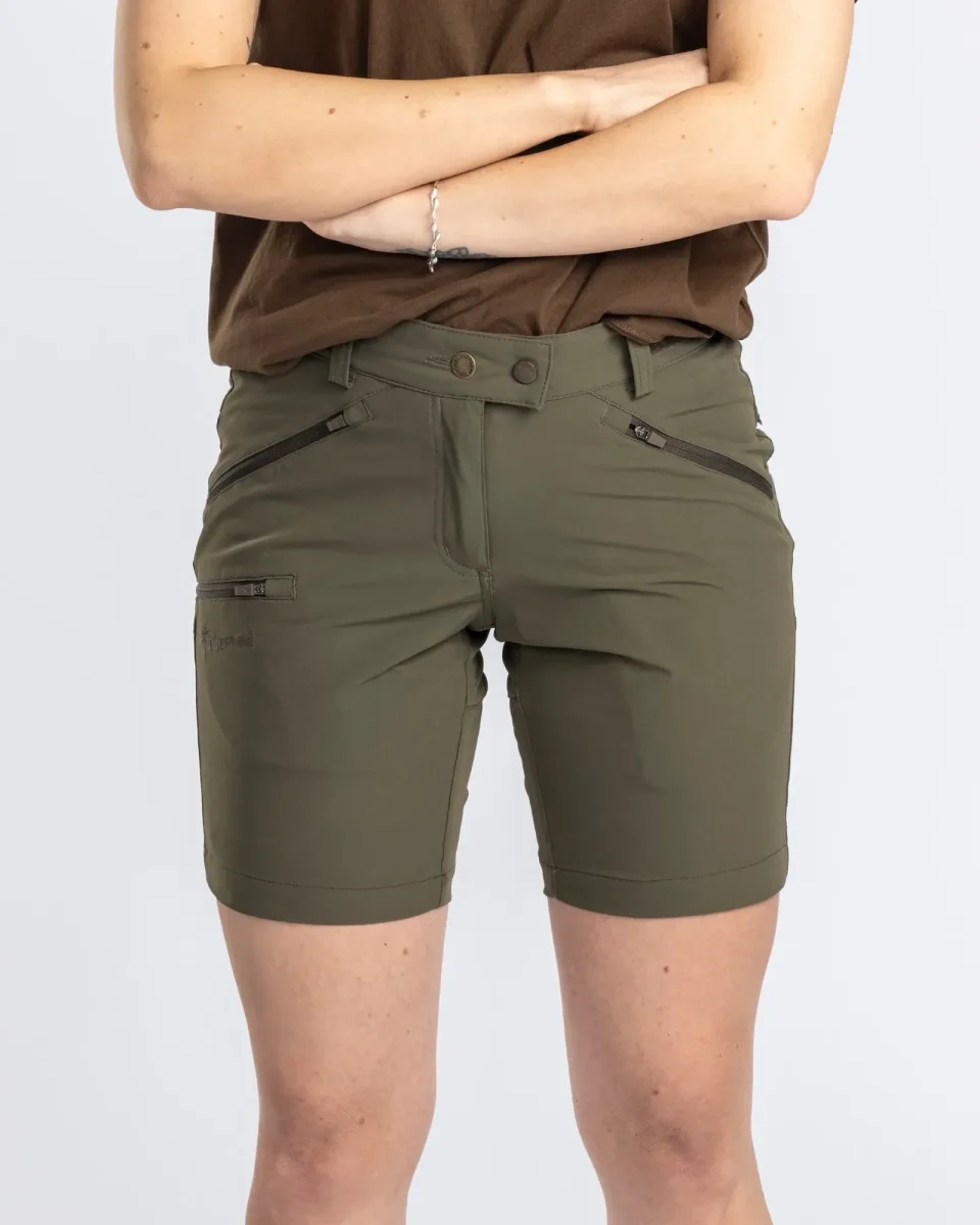 Abisko Light Stretch Shorts Dam / Moss Green