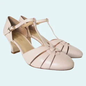 'Luxe Montpellier' T-remssko - ljus beige