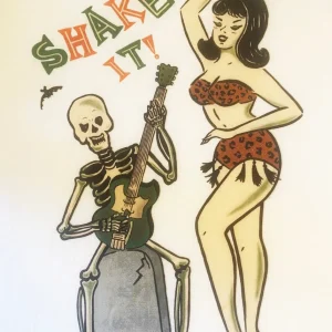 "Shake It" t-shirt - 50-talsstil